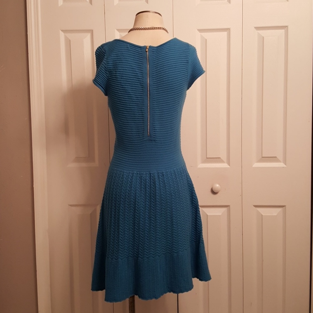 Lilly Pulitzer 100% Merino Wool Blue Dress XL